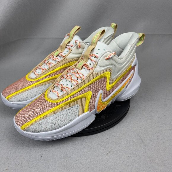 Nike Other - Nike Cosmic Unity 2 Basketball Shoe Gray Orange Size 10.5 DH1537-101 NWOB